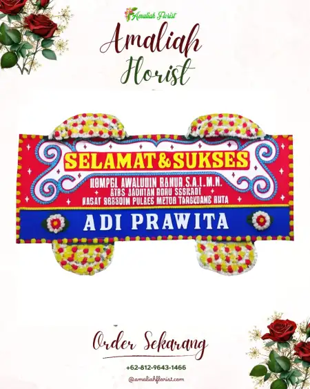 Papan Bunga Ucapan Selamat Sumberwaru